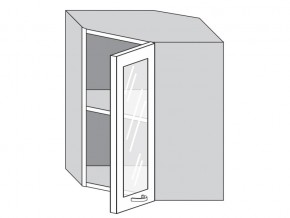 1.60.3у Шкаф настенный (h=720) угловой на 600мм со стекл. дверцей в Радужном - raduzhnyj.магазин96.com | фото