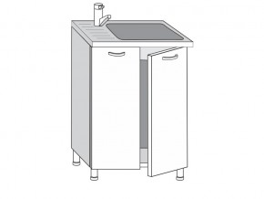 2.60.2м Шкаф-стол на 600мм под врезную мойку с 2-мя дверцами в Радужном - raduzhnyj.магазин96.com | фото