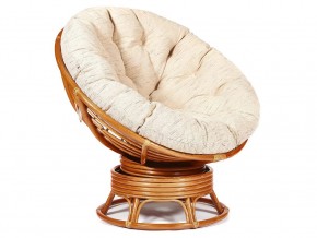 Кресло-качалка Papasan w 23/01 B с подушкой Cognac, ткань Старт в Радужном - raduzhnyj.магазин96.com | фото