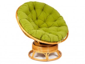 Кресло-качалка Papasan w 23/01 B с подушкой Honey, флок Олива в Радужном - raduzhnyj.магазин96.com | фото