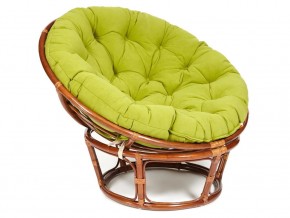 Кресло Papasan 23/01 W с подушкой Pecan, флок Олива в Радужном - raduzhnyj.магазин96.com | фото