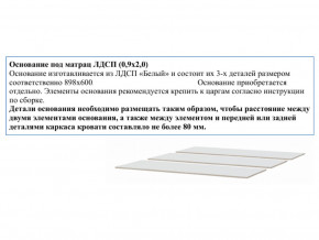 Основание из ЛДСП 0,9х2,0м в Радужном - raduzhnyj.магазин96.com | фото