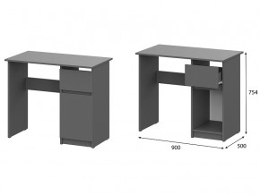 Стол письменный 900 Денвер Графит серый в Радужном - raduzhnyj.магазин96.com | фото